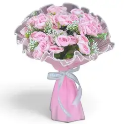 The flower is artificial, not natural