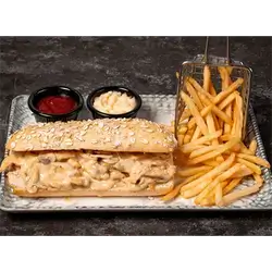 Chicken Stroganoff Sandwich