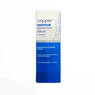 Copper 10% Niacinamide Sebum Duo Serum + Zinc PCA