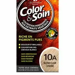 Color & Soin Permanent Hair Dye - 10A Lightest Ash Blonde
