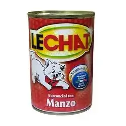LeChat Adult Chunks with Beef 400g
