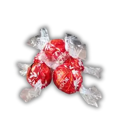 Red Lindor Swiss yogurt