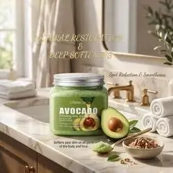 KORMESIC Avocado Exfoliating Body and Face Scrub