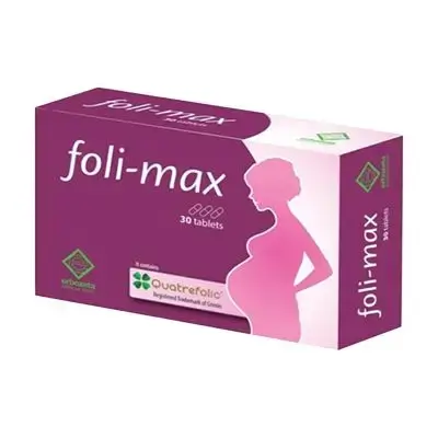 Erbozeta Foli-Max 400Μg Folic Acid 30 Tablets