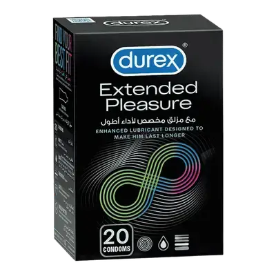durex condom extended pleasure 20 condoms