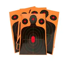 Target Person Paper Shooting Targets | Human Silhouette Practice Target Sheets