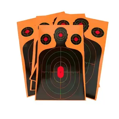 Target Person Paper Shooting Targets | Human Silhouette Practice Target Sheets