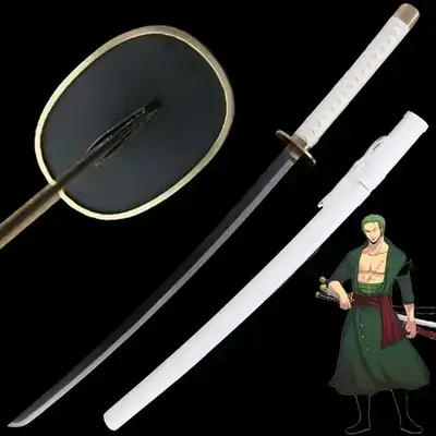 Roronoa Zoro's Handmade Katana Cosplay Anime Sword - 104cm