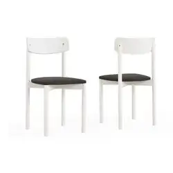 Legna Linen Chair - White