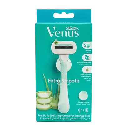 Venus Extra Smooth Sensitive 5 Blades 2 Razors _ Gillette