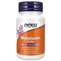 now Melatonin 3mg 60 veg capsules