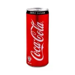 Coca Cola Zero Calories Can Soft Drink 250Ml