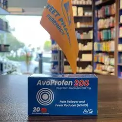 AVOPROFEN 200 IBUPROFEN 200MG 20 SOFT GELATIN CAPSULES