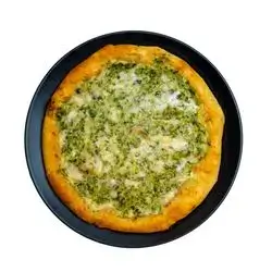 Spinach-Mushroom Pizza