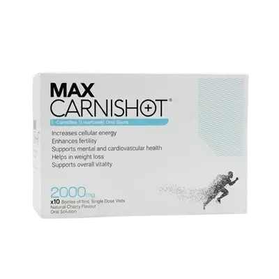 Max Carnishot L-Carnitine 10 Bottles Of 11ml Single Dose 2000mg _ Bioextra