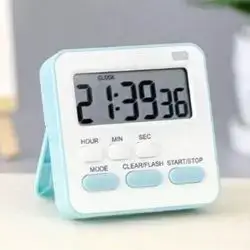TIMER Electronic Calculaator blue