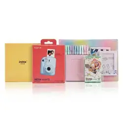 Fujifilm Instax Mini 12 Instant Camera Set with Clear Case - Sky Blue