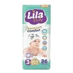 Lila Diaper Number 3