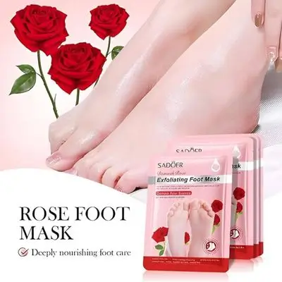 SADOER Damask Rose Exfoliating Foot Mask