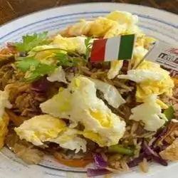 Riso Jasmine Saltato, Con Verdure E Uova Strappazzate