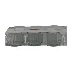 Milk Glass Cup 6 Pcs