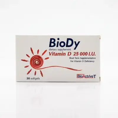 BioDy (Vitamin D 25 000 I.U. - 30 Softgels)