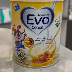 EVO CEREAL WHEAT - MILK - HONEY 6+MONTHS 400G