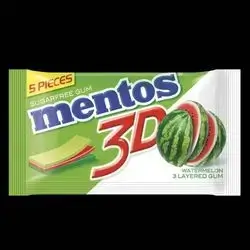 Mentos 3D WATERMELON 5 PIECES