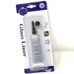 Glass Liner Silver