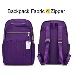 bag pack fabric ,for school ,big size 4 zipper .