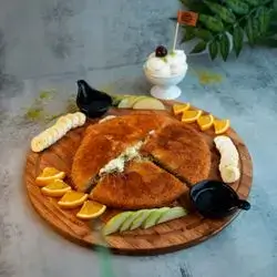 Family Kunafa With Cheese And Pistachio