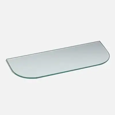 Glass Shelf 600X150/200 Transparent