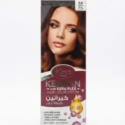 YARAN KERATIN with KERA PLEX HAIR COLOR SYSTEM - 7.4 COPPER BLOND