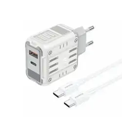 charger 45w original Foneng / USB+ TYPE-C / Cable Type-c to Type-c