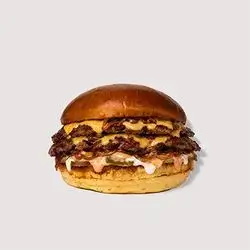 Double Smash Cheese Burger With Combo