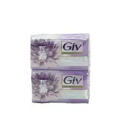 Giv Perfumed Beauty Soap Sensual Passion Flower 150 Gm X4