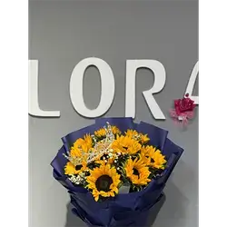 Flower Bouquet – 9 Sun Flower