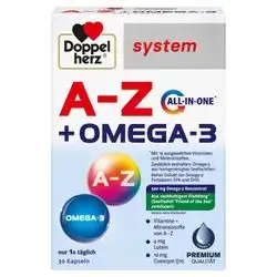 doppel herz vitamin A-Z+ omega-3 30 capsule