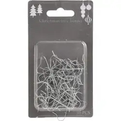 Tree Hooks 50 Pcs Sılver