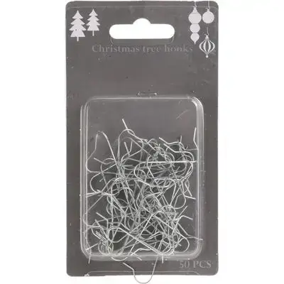 Tree Hooks 50 Pcs Sılver