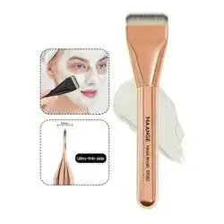 MAANGE 1pc Ultra-Thin Flat-Head Foundation Brush,