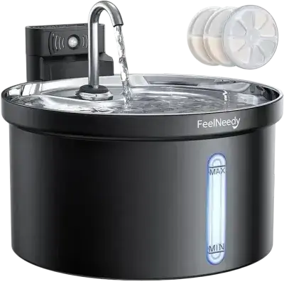 FEELNEEDY Pet Wireless Water Fountain 3.5L