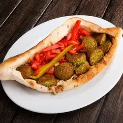Simple Falafel Sandwich