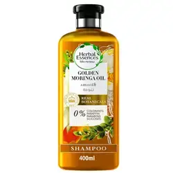 Herbal Essences Bio:Renew Natural Shampoo with Golden Moringa Oil for Hair Smoothness, 400ml