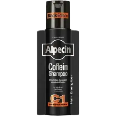 Alpecin Caffeine Shampoo C1 Black Edition, 250 ml//شامبو البيسين C1 بالكافيين الإصدار الأسود - 250 مل