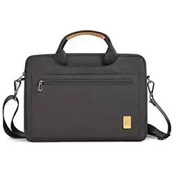 WIWU Pioneer Shoulder Bag For 14" Laptop/Ultrabook - Black, Black, 14-Inch, Western