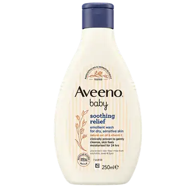 Soothing Relief Emollient Wash for Dry Sensitive Skin 250ml _ Aveeno