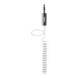 BELKIN Mixit Coiled Audio Cable 1.8m - White