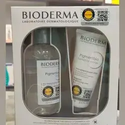 bioderma (pigmentbio h2o 250ml + pigmentbio sensitive areas 75ml ) cream and micellar water