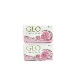 Glo Beauty Soap Rose 140 Gm X4
